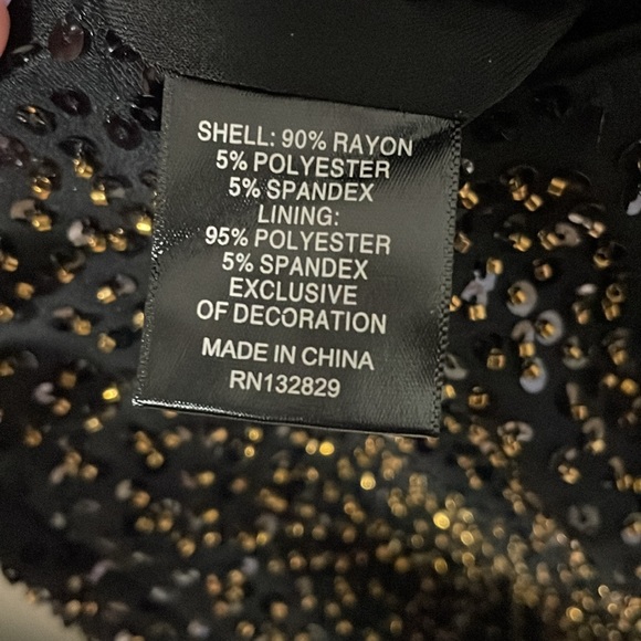 NBD - Smyth Dress - Black and Brass - XXSmall - Picture 5 of 5